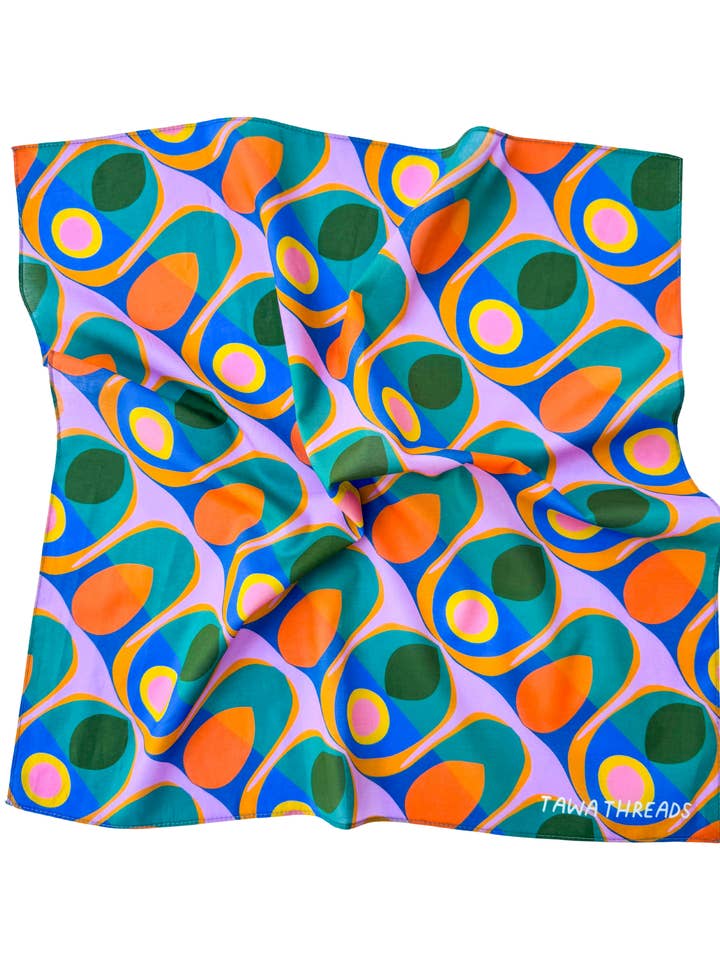 Psychedelische Puls | Bandana voor wholesale door Tawa Threads Co