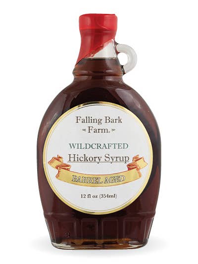Barrel Aged Hickory Syrup - 12 Oz for wholesale by FALLING BARK FARM