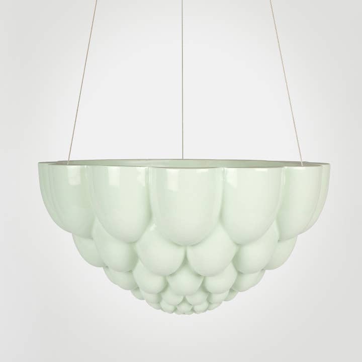 Jelly Hanging Planter Green for wholesale by Angus & Celeste