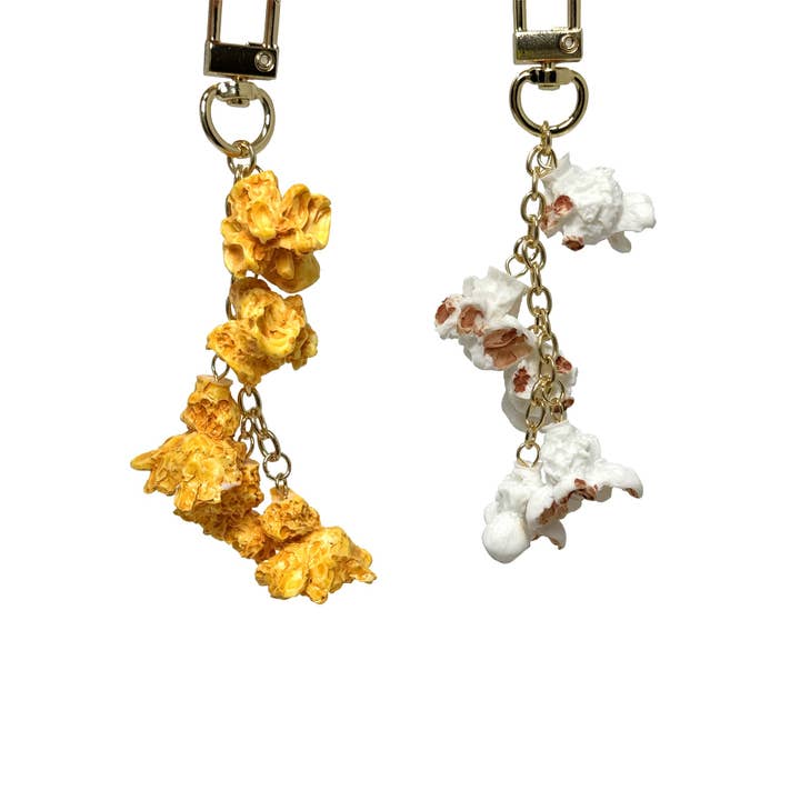 Rainbow Unicorn Birthday Surprise - Vente Porte-clés – unisexe - Porte-clés Popcorn Réaliste – Saveur Cheddar ou Classique1