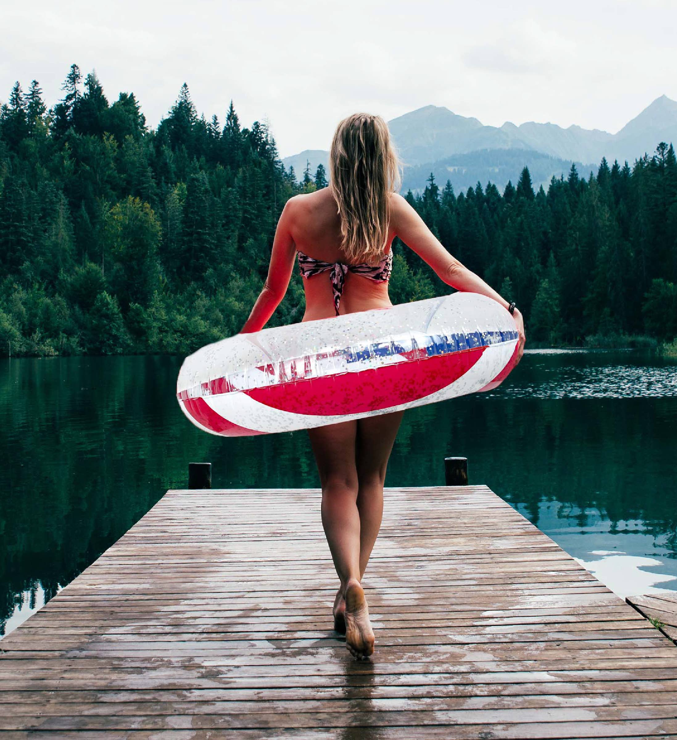 Cota Global - Venta al por mayor Hinchables - Flotador de Piscina - Tubo de Piscina con Bandera de EE. UU.4