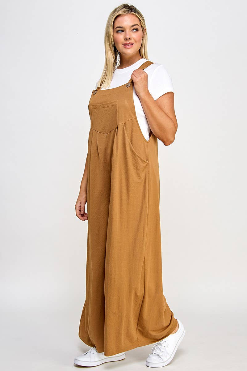 Haute Fox Plus Size & Contemporary - Vente Salopette – femme - Salopette grande taille plissée avec poches - JK18514-JS8