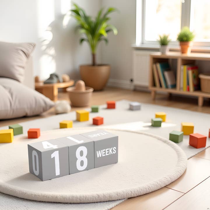 Kate & Milo - Wholesale Milestone Age Block - Kids & Baby - Wooden Milestone Age Blocks Photo Prop5