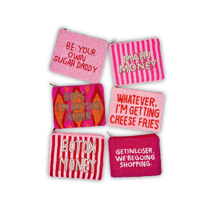 Brittyland - Vente Porte-monnaie – femme - Grande Pochette à Perles - Culture Pop - Porte-Monnaie11