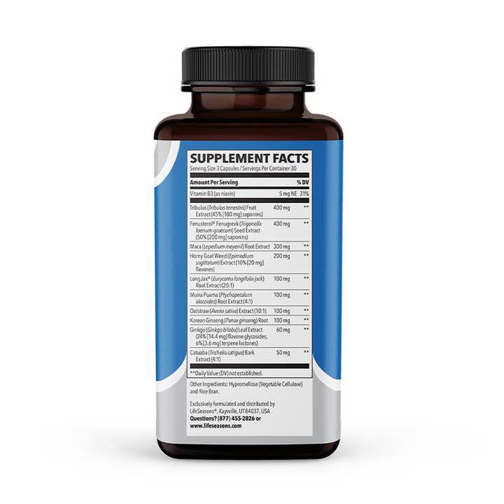 LifeSeasons - Wholesale Oral Supplement/Vitamin - Masculini-T (Trial Size)