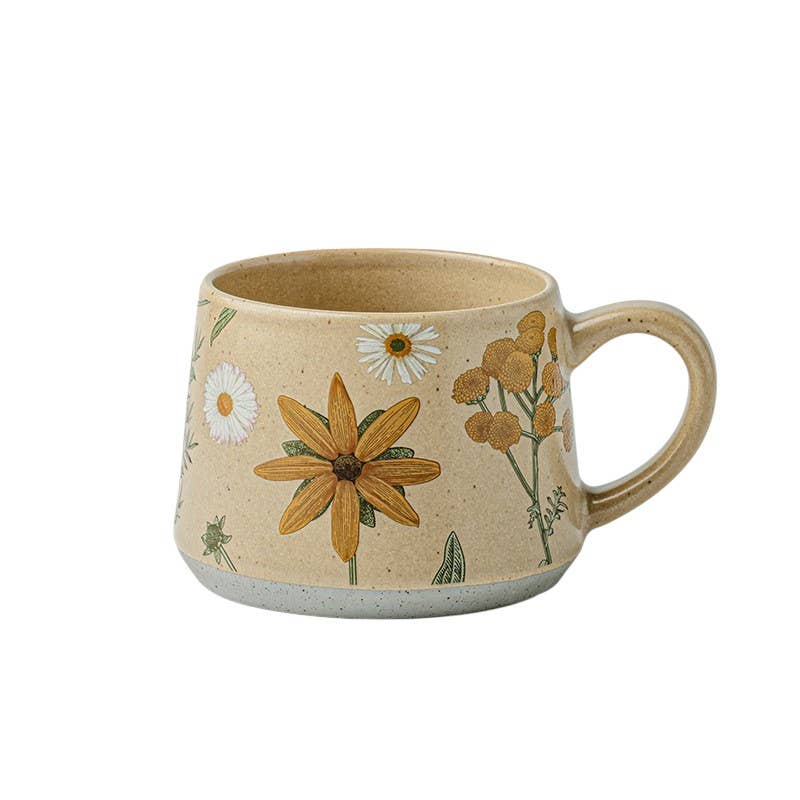 Homerely (We Cover All Import Duties) - Vendita all'ingrosso Tazza - Tazza in ceramica con motivo floreale per regali | Tazza da caffè0