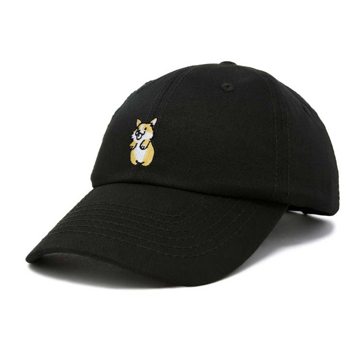Dalix - Wholesale Baseball Cap - Women's - DALIX Cute Leaping Corgi Hat Womens Embroidered Baseball Cap3