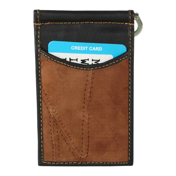 Vaan & Co. - Wholesale Wallet - Men's - Money Clip Wallet Brown1