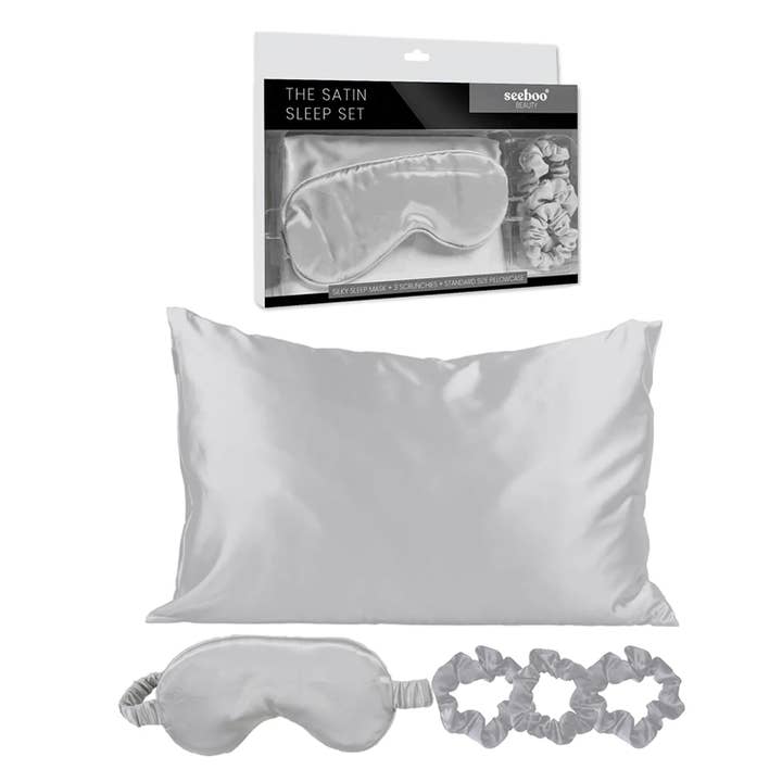seeboo - Wholesale Bedding Pillowcase/Sham - De-Stressing Satin Sleep Set - SUPPORTS MENTAL HEALTH