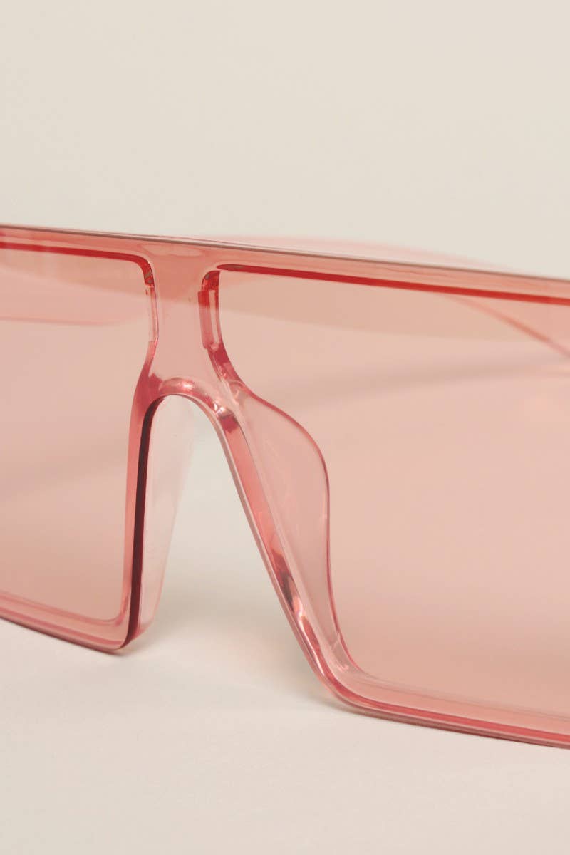 12 VERSCHILLENDE KLEUREN Uniseks transparante zonnebril met platte bovenkant voor groothandel op Faire13