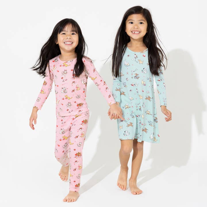 Bellabu Bear - Wholesale Pyjamaset - Kinderen - Liefde Kittens Bamboe Kinderpyjama's3