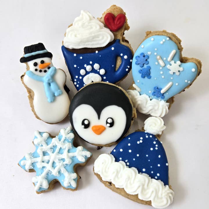 Winter Cookies - Mini for wholesale by The Doggie Express