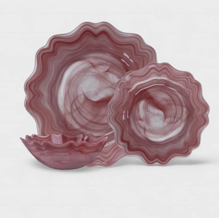 Monaco Alabaster Essgeschirr, 4er-Pack für den Großhandel von Lainy Home