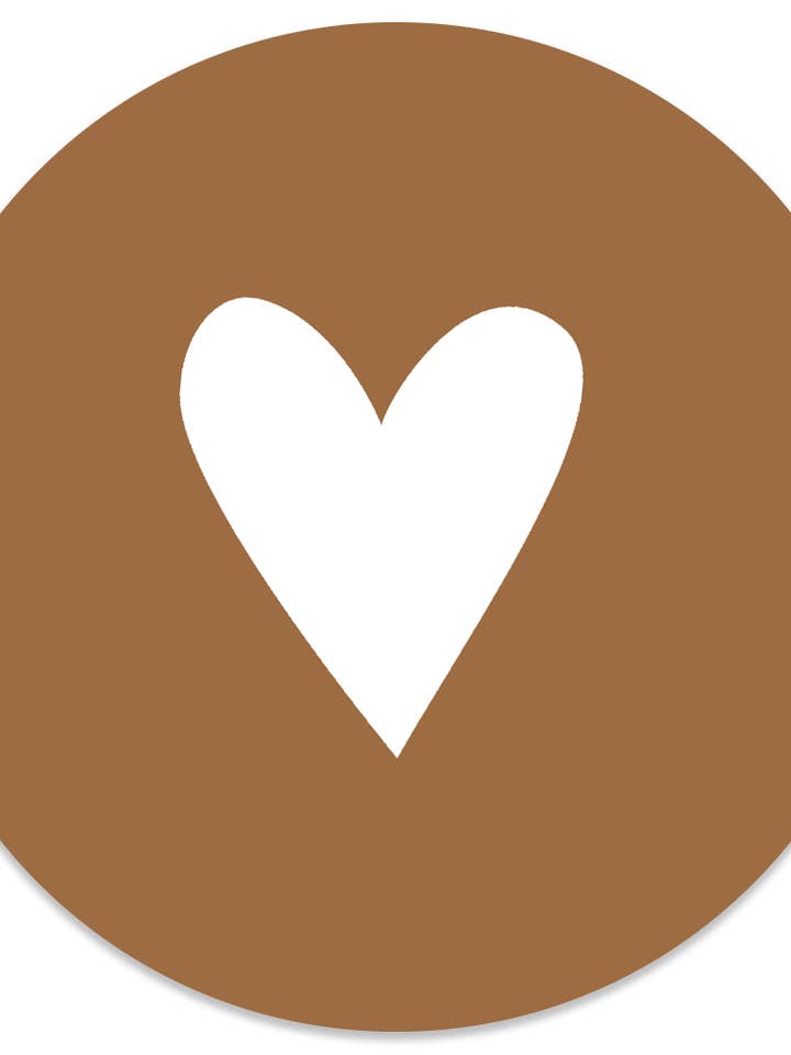 Cœur Muurcirkel avec terre pour la vente par Label2X B.V.