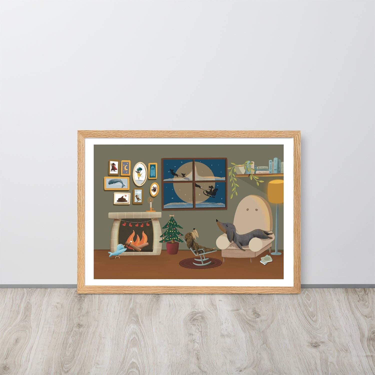 Meet Wilma - Wholesale Art Print - Art Print "Waiting for Christmas""1