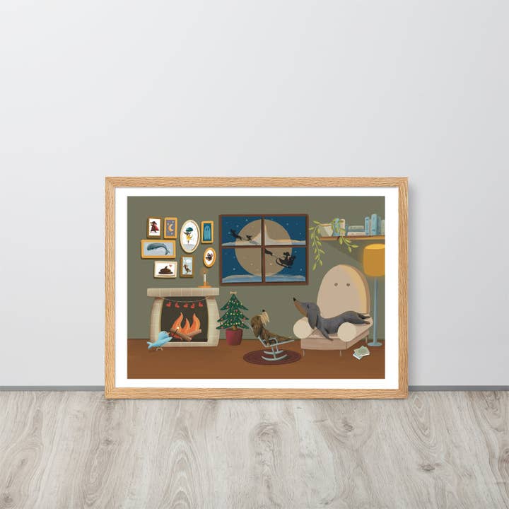 Meet Wilma - Wholesale Art Print - Art Print "Waiting for Christmas""1