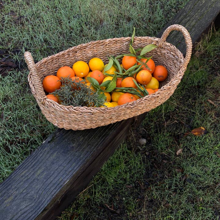Will & Atlas - Wholesale Basket - Oval Tray Basket, harvest