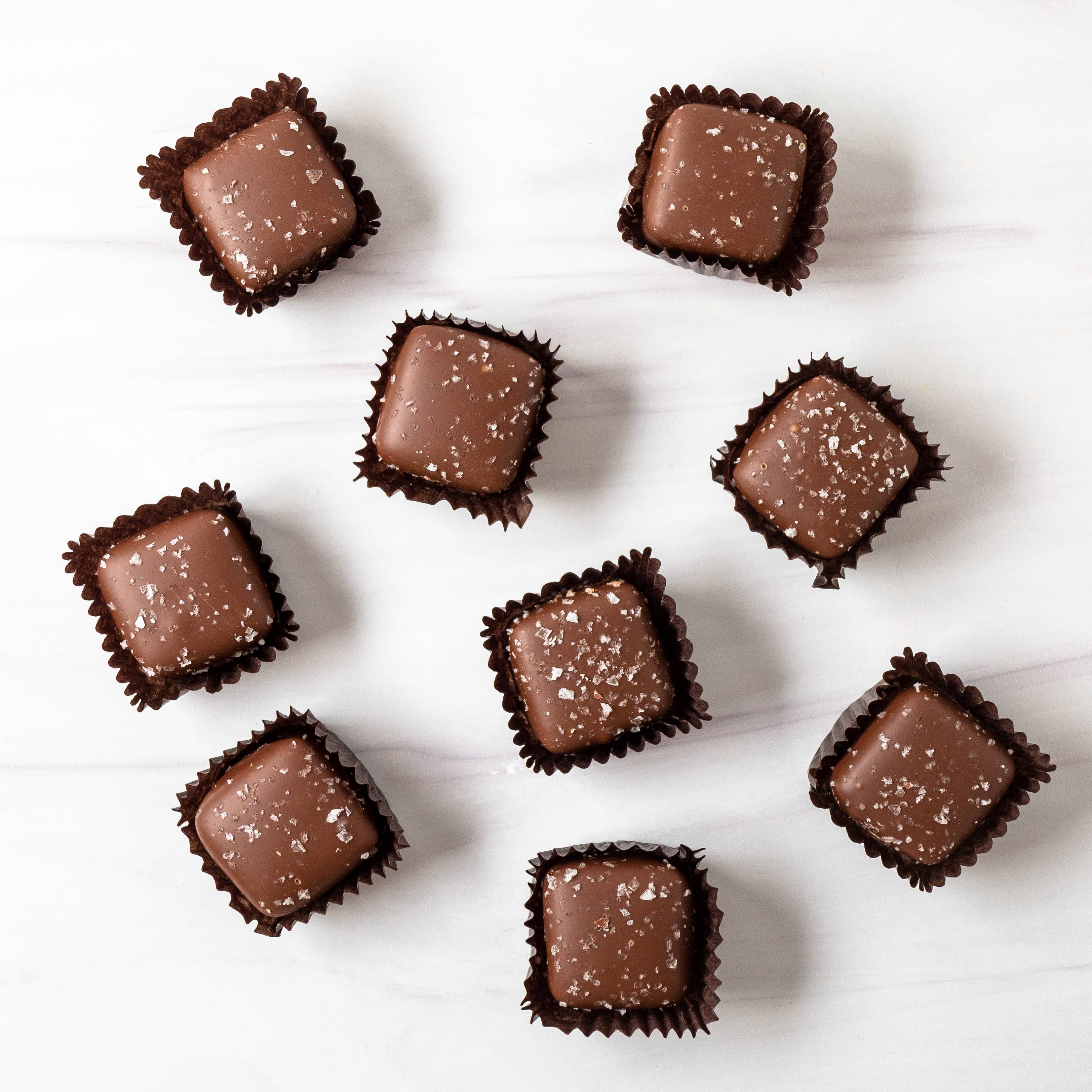 Gig Harbor Candy Company – Großhandel Süßigkeiten mit Schokoglasur – Zuckerfreie Milchschokolade-Salzkaramellen3