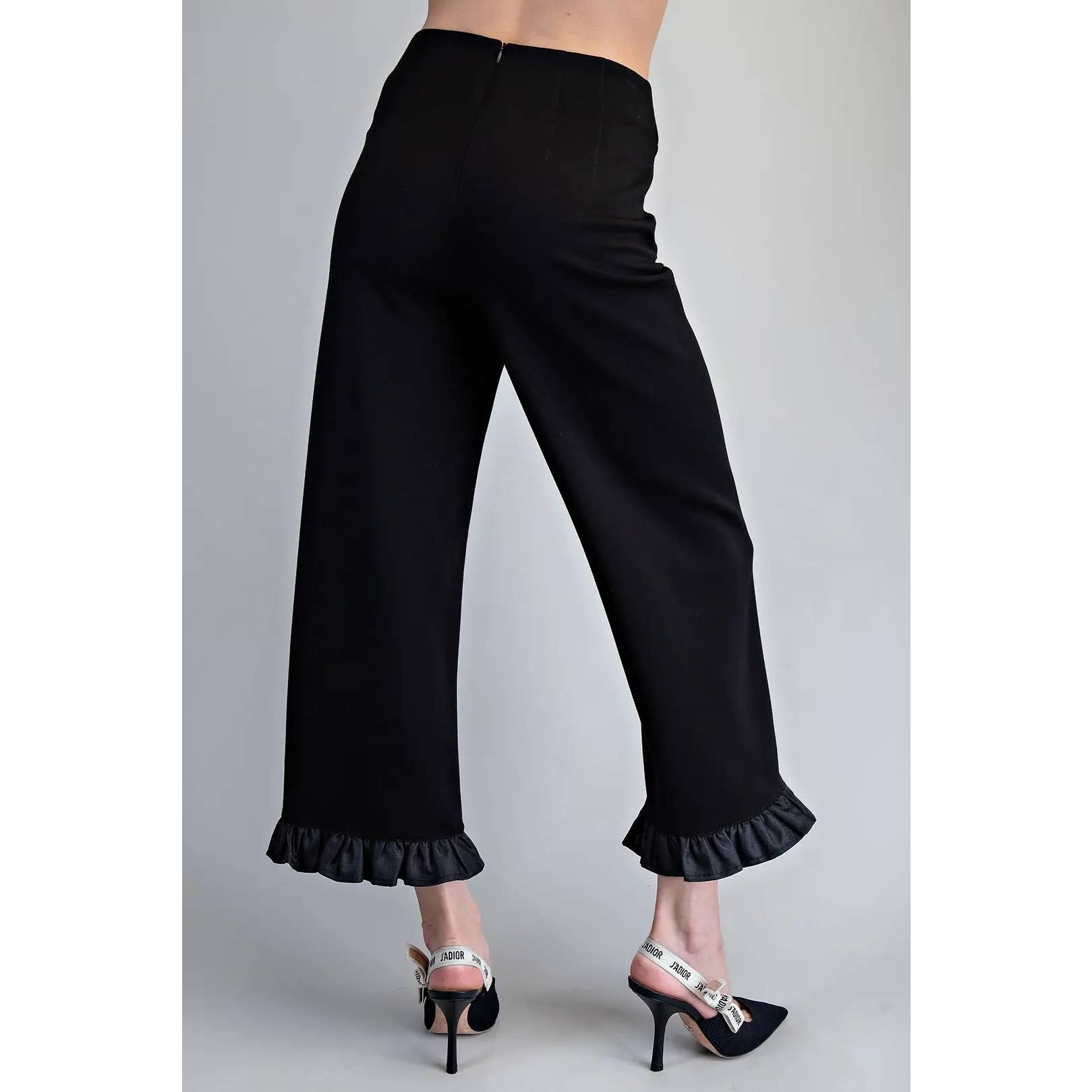 STYLE USA – wholesale Pants – Women's – NEW Solid Ruffled Hem Pants10