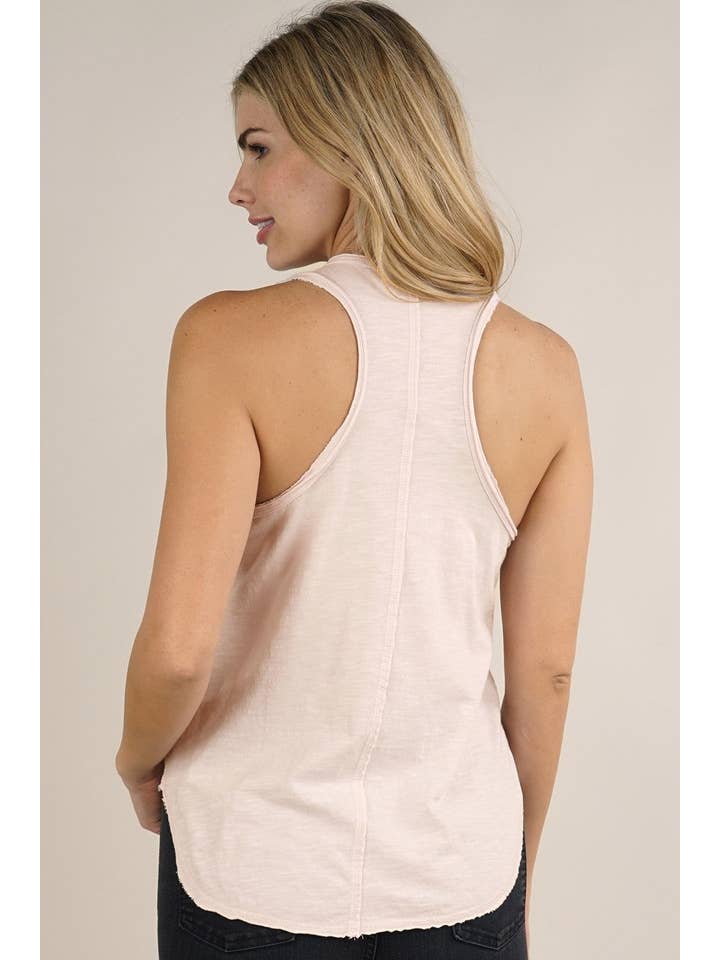 Lovestitch - Wholesale Tank Top - Women's - Basic Knit Cotton Slub Tank Top6