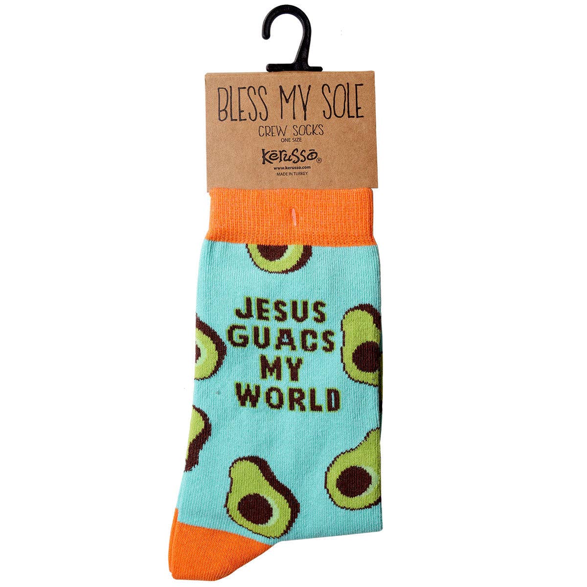 Kerusso - Wholesale Socks - Unisex - Bless My Sole Socks Jesus Guacs My World2