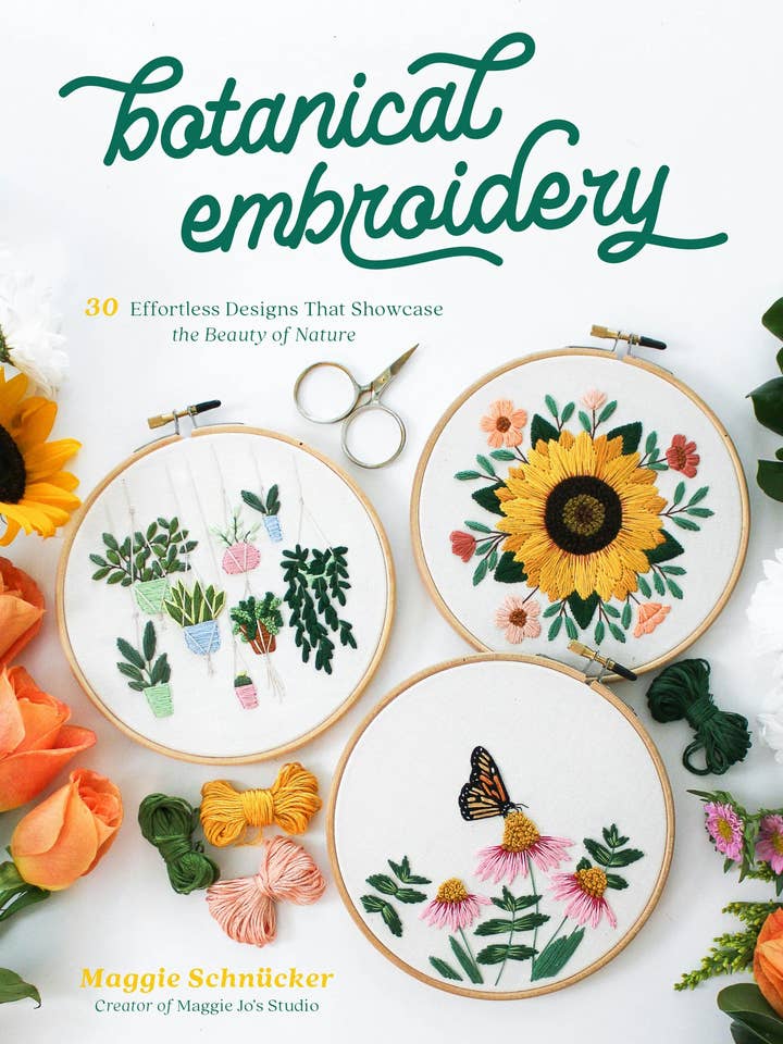 Botanical Embroidery: 30 Designs Showcasing Nature's Beauty for wholesale by Macmillan Publishers