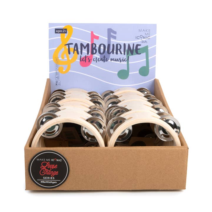 Make Me Iconic - Wholesale Musical toy – Kids & baby - WOODEN TOY - LOOSE CHANGE TAMBOURINE15