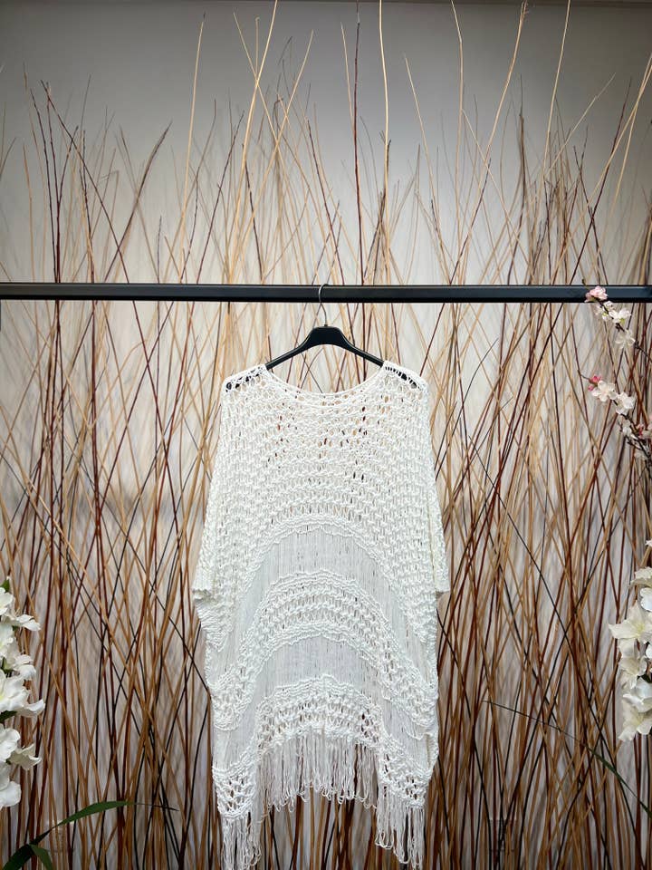 L'Emotion - Wholesale Tunic - Women's - 100% Cotton Crochet Tunic