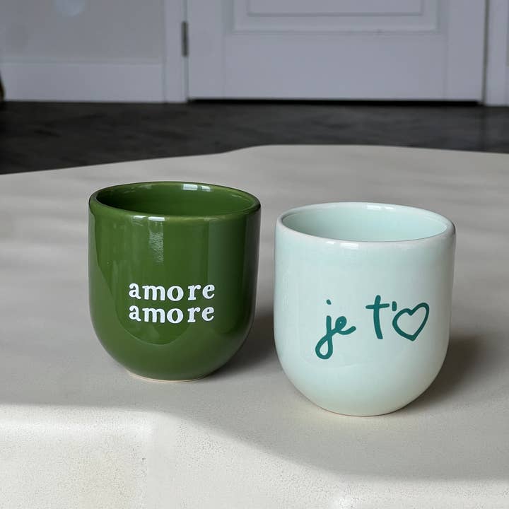 Sisi, house of style - Wholesale Koffiemok - Beker Sisi, Je'team groen