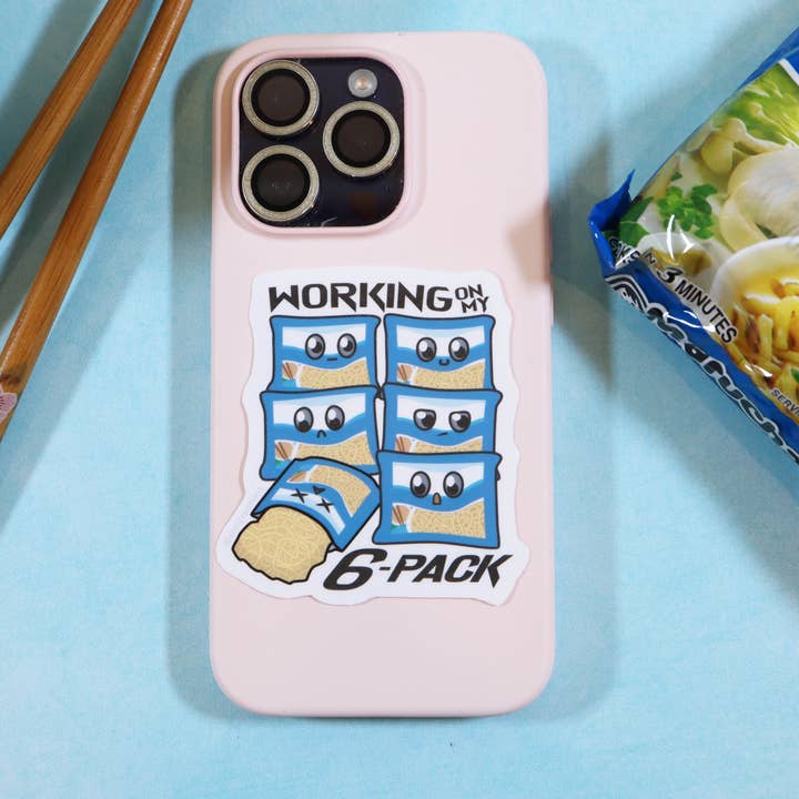 Emii Creations - Wholesale Sticker - 6-Pack Instant Ramen Sticker