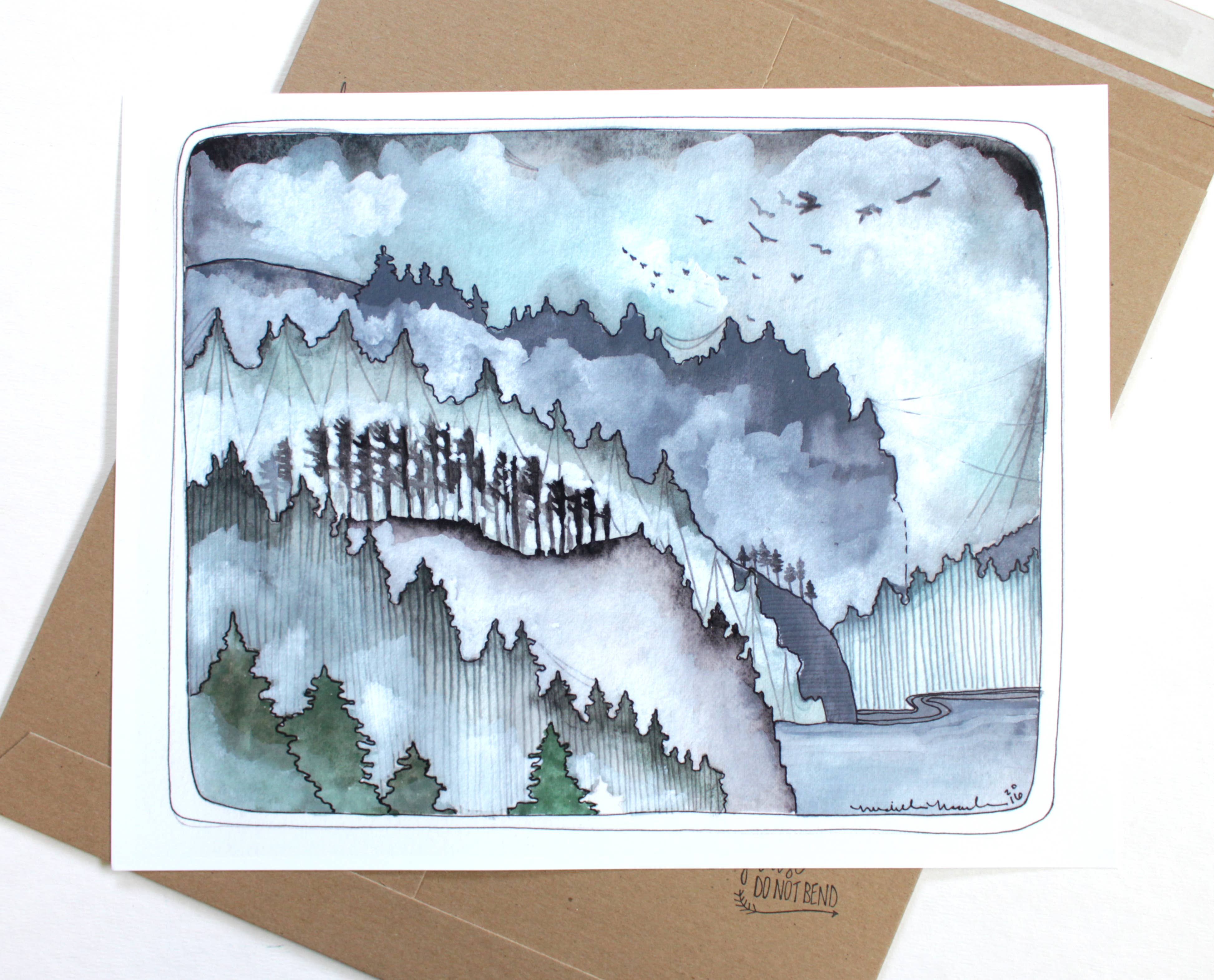 michele maule - Wholesale Art Print - 11'' x 14" NW Pacific Coast Art Print1