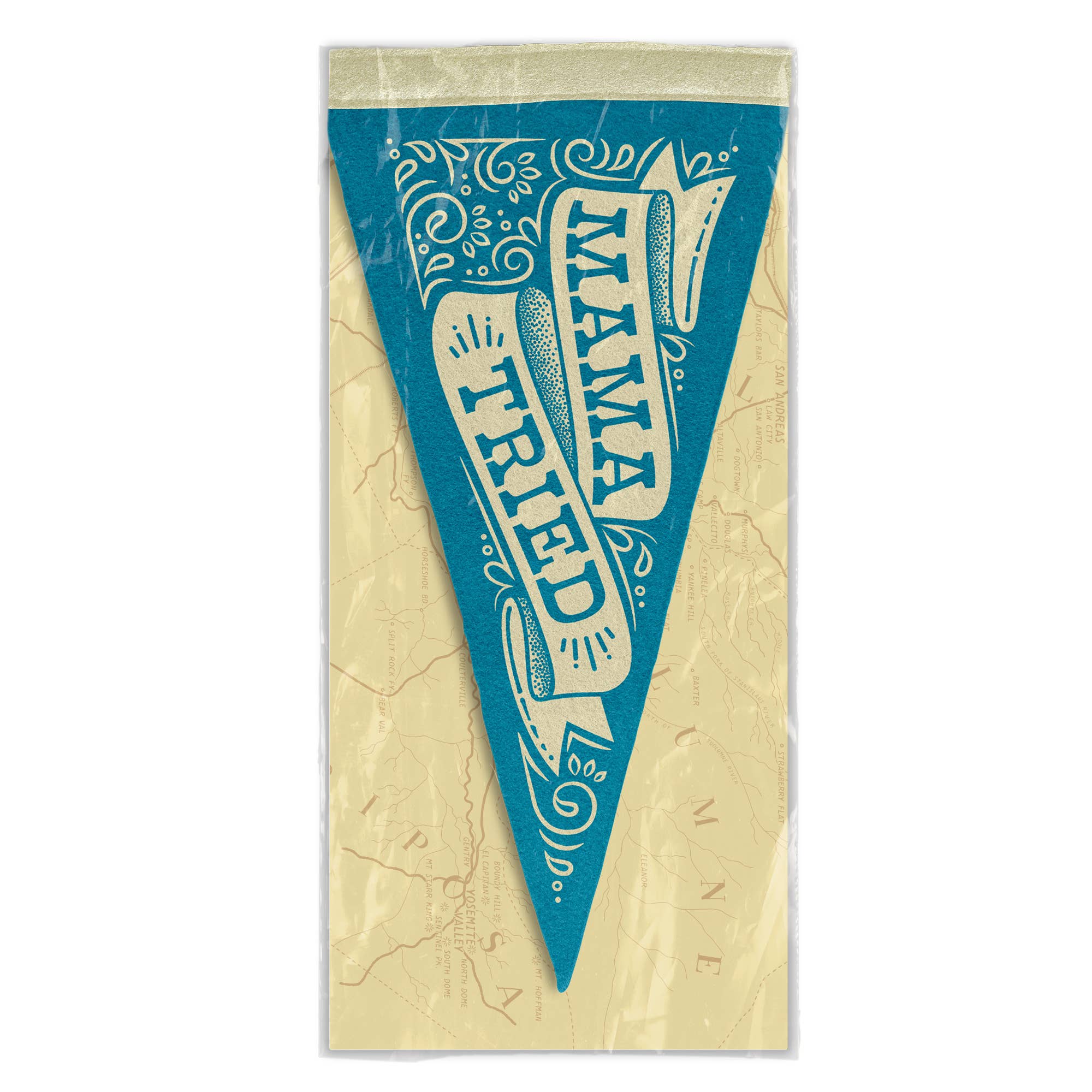 Poppy & Quail – Engroshandel Flag – Mor Forsøgte Mini Vimpel1