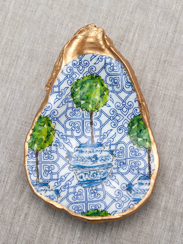 Blue Top Pot for wholesale by Blair's Oyster Shells