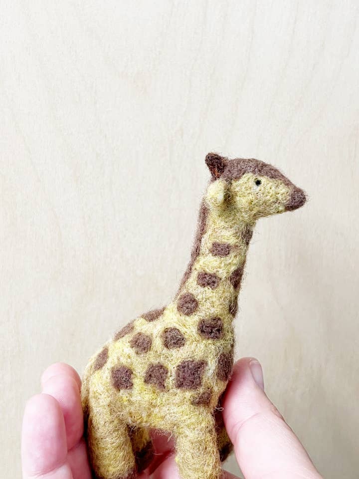 Giraffe Needle Felting Kit: Materials & Tools for wholesale by The Felted Bee