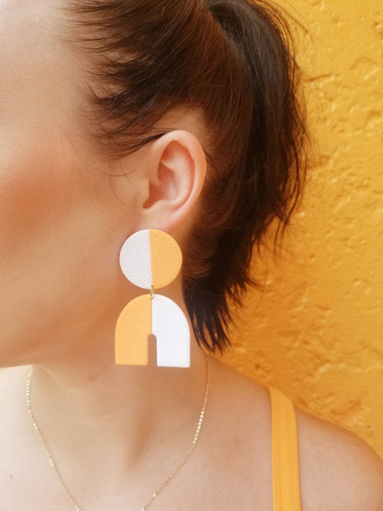 That Clay Girl Co. - Wholesale Dangle Earrings - Polymer Clay Earrings | Two Tone Earrings | UTK | Vols2