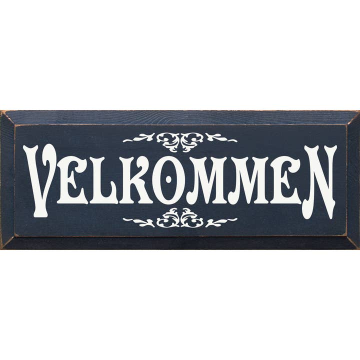 Willkommen Holzschild für den Großhandel von SAWDUST CITY