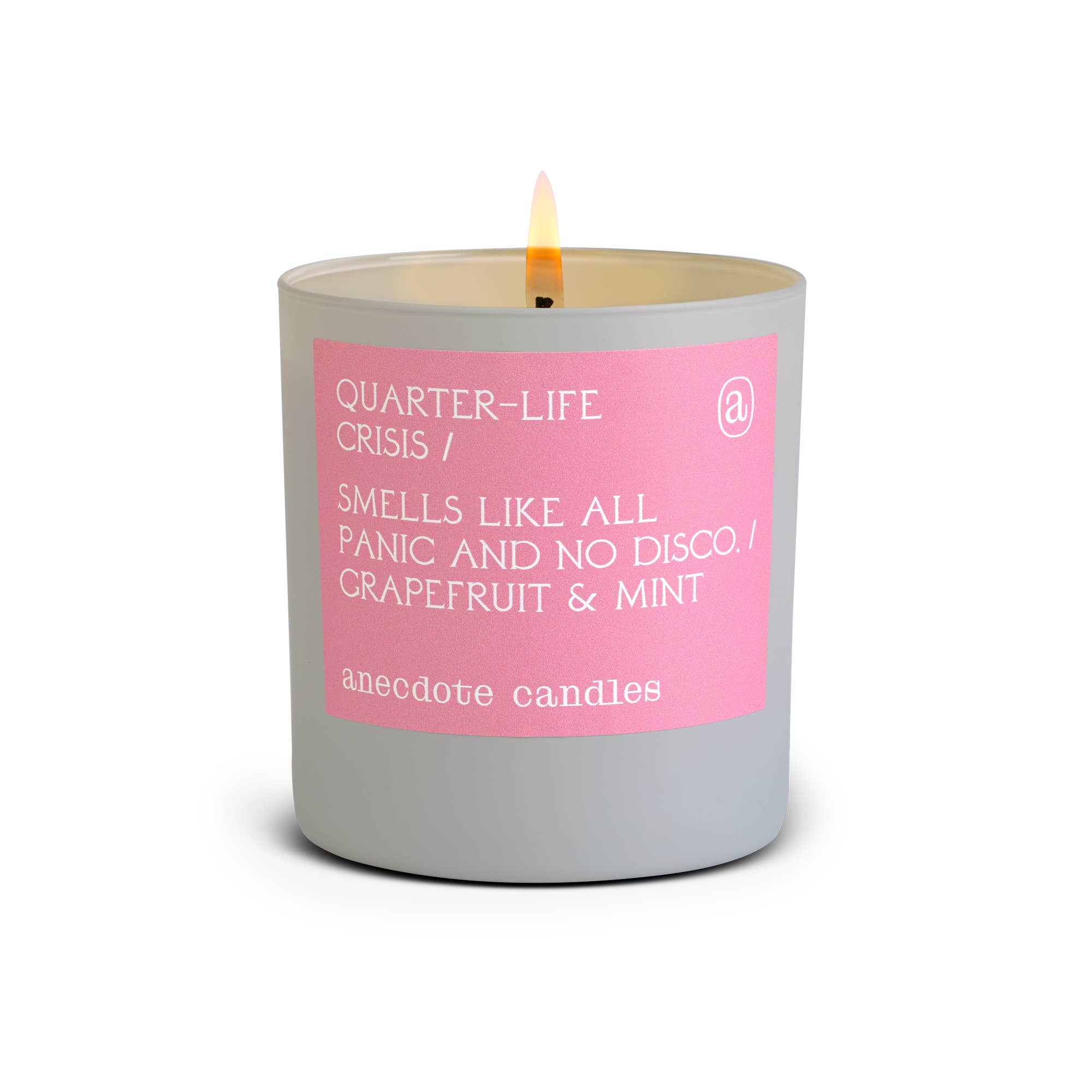 Anecdote Candles - Wholesale Jar/Filled Candle - Quarter-life Crisis (Grapefruit & Mint) Candle