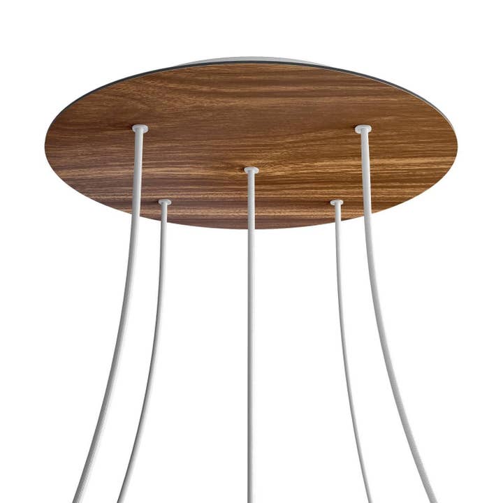 Rosace XXL Rose-One ronde, diamètre 400 mm avec 5 trous et 4 trous pour la vente par LIGHTINUP S.R.L.