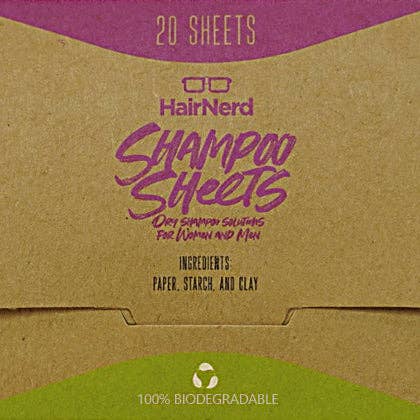 Hairnerd - Wholesale Dry Shampoo - Dry Shampoo Sheets