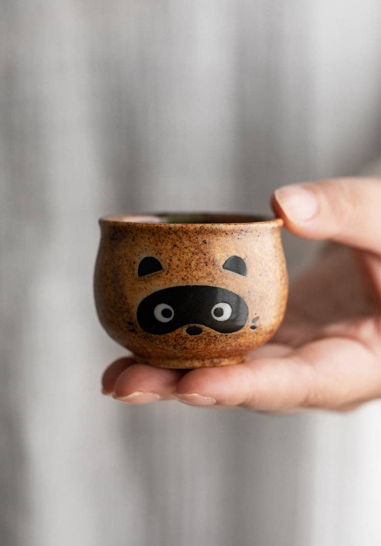 Gohobi （We cover U.S. import duties） - Vente Service à thé - Set de saké et thé japonais Gohobi avec raton laveur, fabrication japonaise11