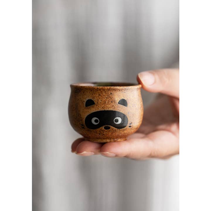 Gohobi (We cover U.S. import duties) - Vente Service à thé - Set de saké et thé japonais Gohobi avec raton laveur, fabrication japonaise11