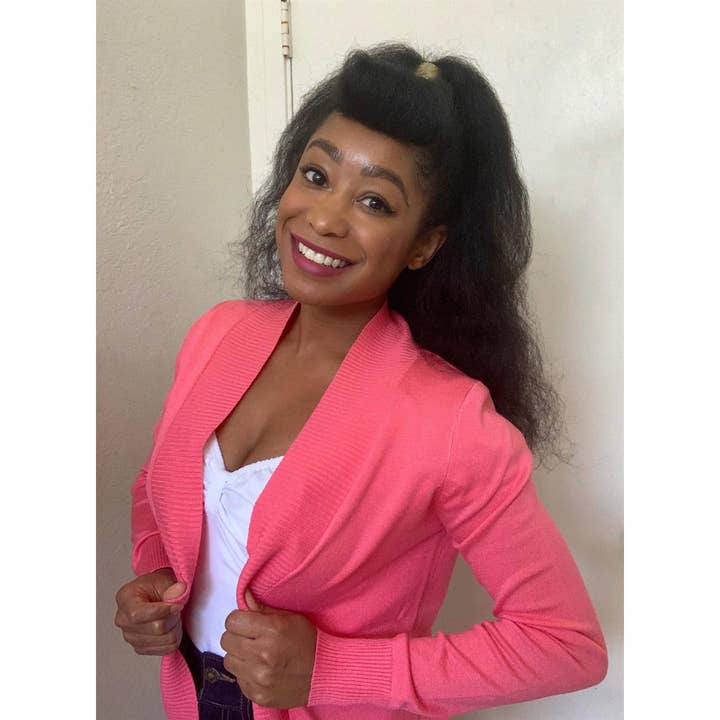 Mak - Wholesale Cardigan - Women's - Long Sleeve Open Front Knit Shrug w/ Pocket Cardigan MK8558Y9