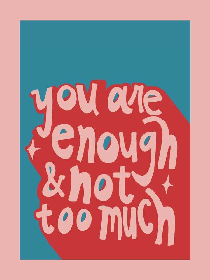 Du är tillräckligt konsttryck för wholesale av Jenna O. Studio