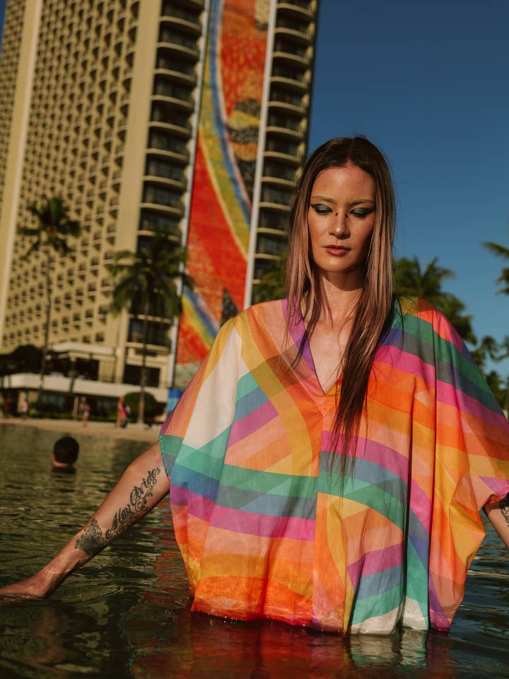 caftan rainbow for wholesale by Language of the Birds