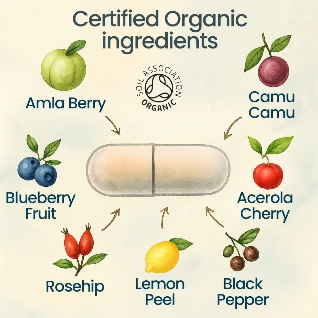 Nature Provides – wholesale Oral supplement/vitamin – naturaC | Organic whole-food Vitamin C (225mg) 90 Capsules2