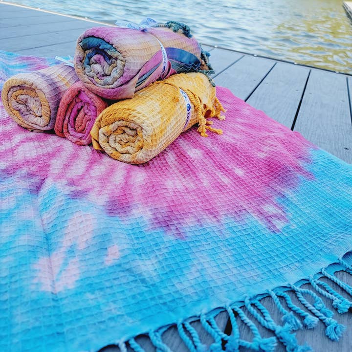 EBRU Home – wholesale Beach towel – 10 Beach Towel,Easy fold easy dry, Sand proof fashion towels4