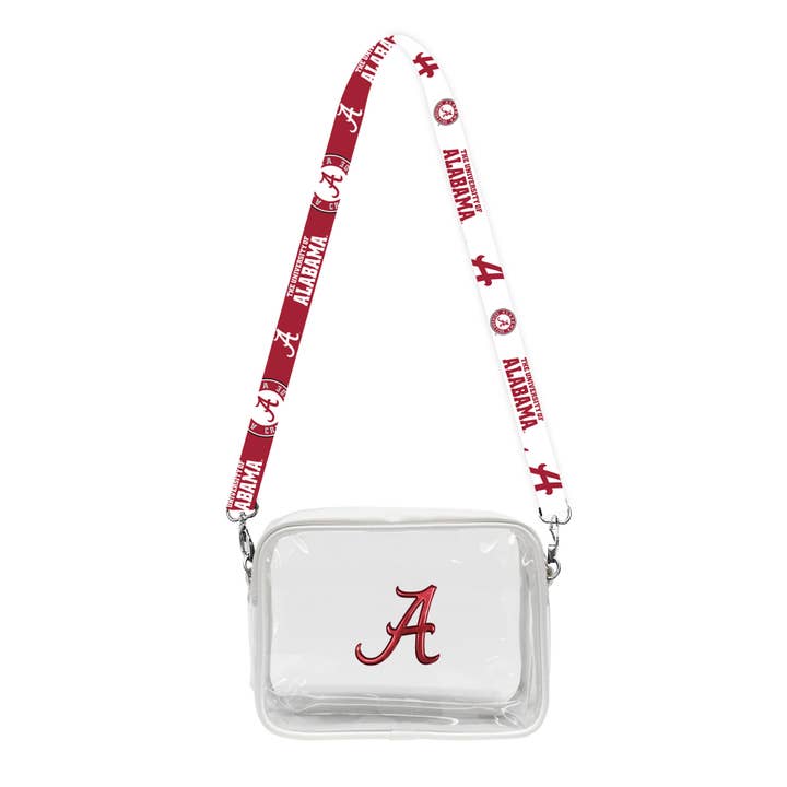 NCAA Alabama Crimson Tide Clear Fanny Fan Purse for wholesale by Little Earth Productions