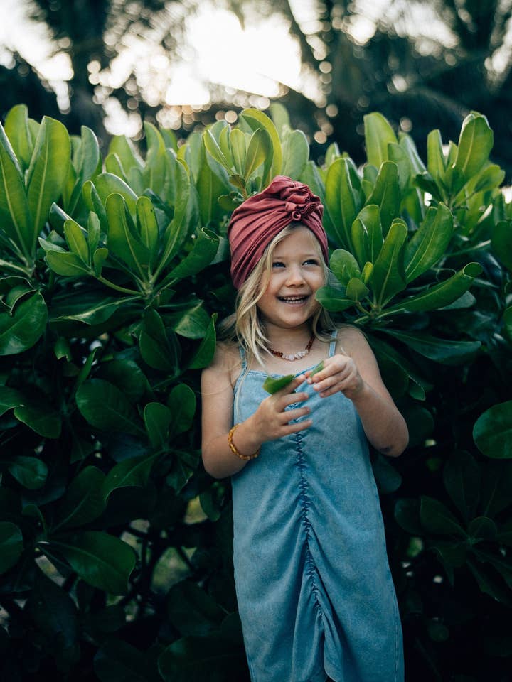 Bamboe licht Indiana Rose Tulband nr. 1 voor wholesale door Looks by Luks