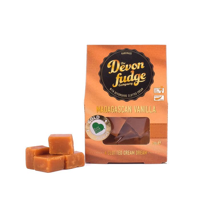 The Devon Fudge Company - Wholesale Fudge - Madagascan Vanilla Fudge. Made with Devonshire Clotted Cream0