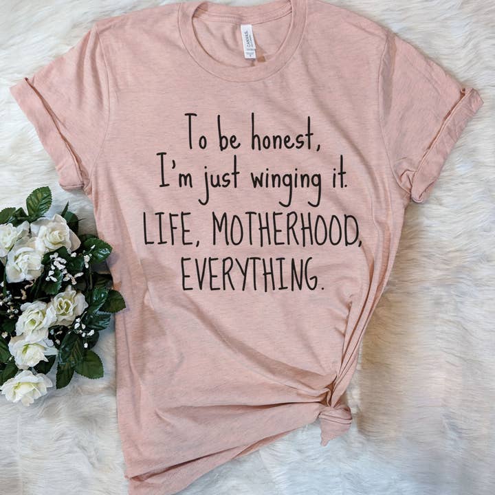 To Be Honest - Camiseta engraçada da mãe e mãe sarcástica por atacado de House Of Rodan